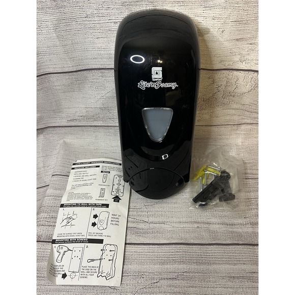 Spartan Chemical Other - Spartan Lite'n Foamy 1000 mL Hand Soap‎ Dispenser - Black , 1 ea